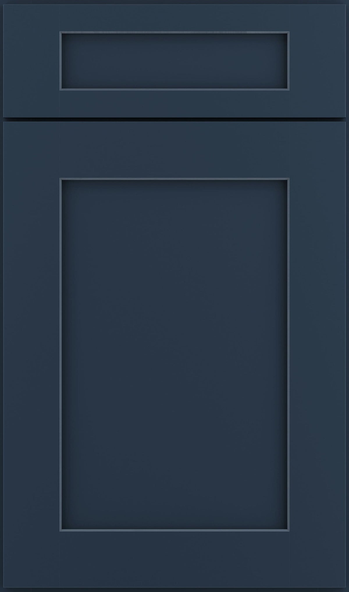 allen + roth Port 12-in W x 34.5-in H x 24-in D Navy 3-Drawer Base Fully Assembled Cabinet (Flat Panel Style)