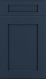 allen + roth Port 36-in W x 34.5-in H x 24-in D Navy 2-Drawer Base Fully Assembled Cabinet (Flat Panel Style)