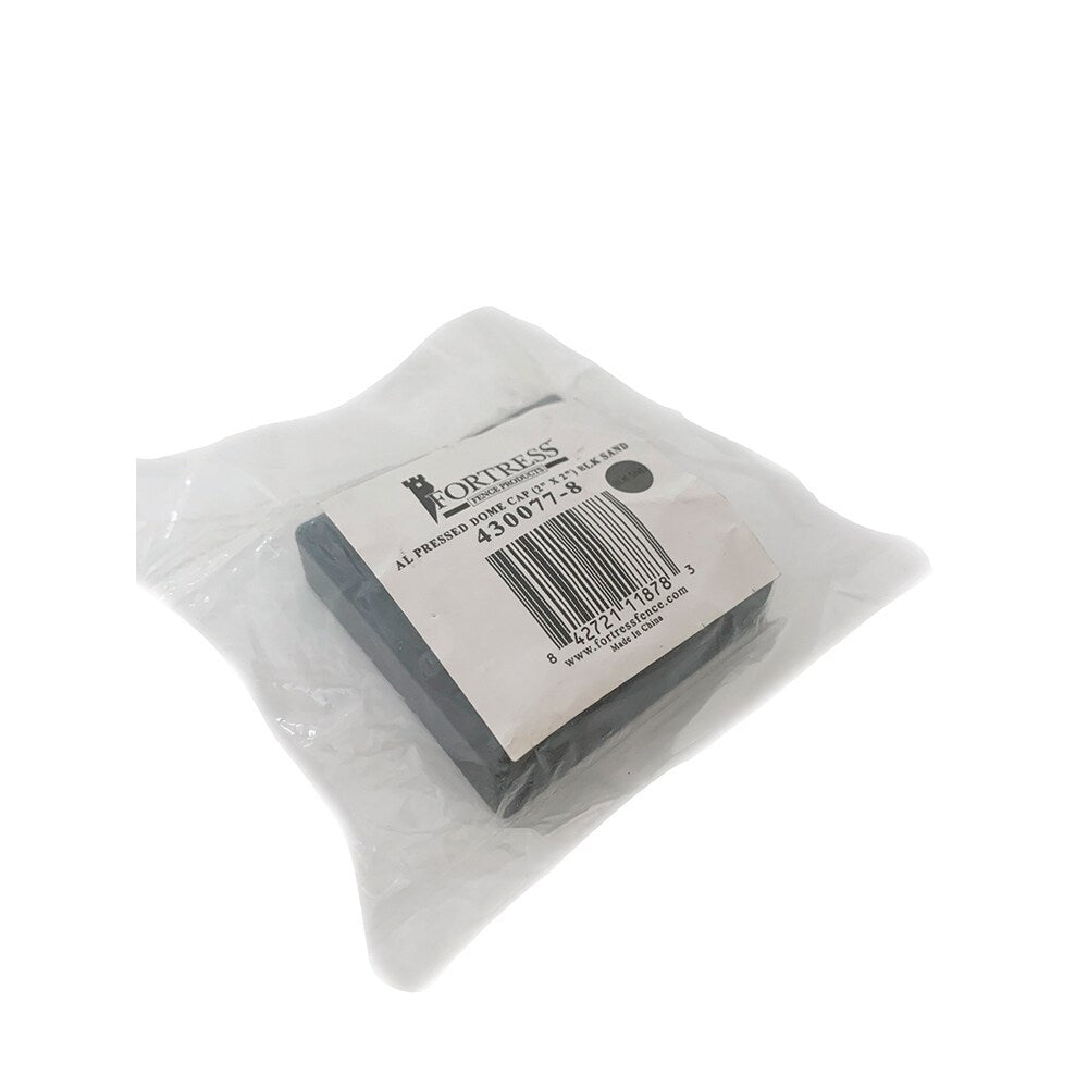 Fortress Building Products 2-in W x 2-in L Aluminum Fence Post Cap- Fits Common Post Measurement: 2-in x 2-in