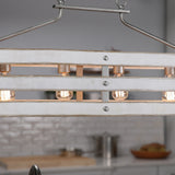 Progress Lighting Gulliver 4-Light White Coastal Chandelier