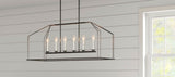 Progress Lighting Frisco 6-Light Nickel Transitional Chandelier