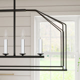 Progress Lighting Frisco 6-Light Nickel Transitional Chandelier