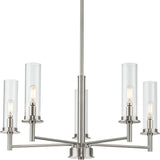 Progress Lighting Kellwyn 5-Light Brushed Nickel Traditional Chandelier