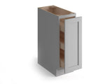Valleywood Cabinetry Proper Gray 12-in W x 34.5-in H x 24-in D Proper Gray Birch 1-Drawer Base Ready To Assemble Plywood Cabinet (Flat Panel Shaker Style)