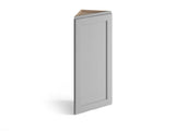 Valleywood Cabinetry Proper Gray 12-in W x 36-in H x 12-in D Proper Gray Birch Diagonal Corner Wall Ready To Assemble Plywood Cabinet (Flat Panel Shaker Style)