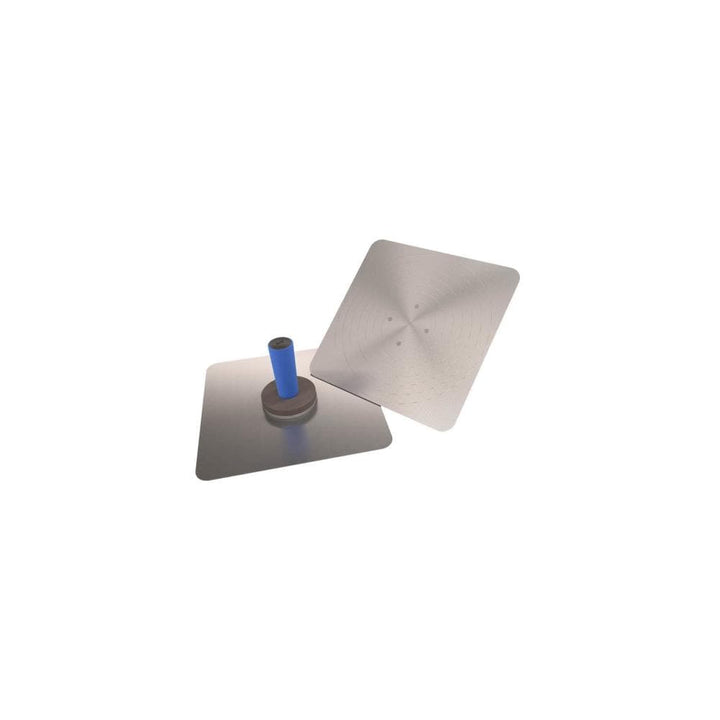 Bon Tool 12x12 Inch Aluminum Drywall Hawk with Comfort Grip Handle and Rounded Corners