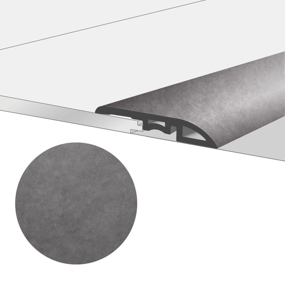 Lucida USA TerraCore Holland Gray Vinyl Floor Reducer, 1.75-in W x 48-in L, 0.27-in T