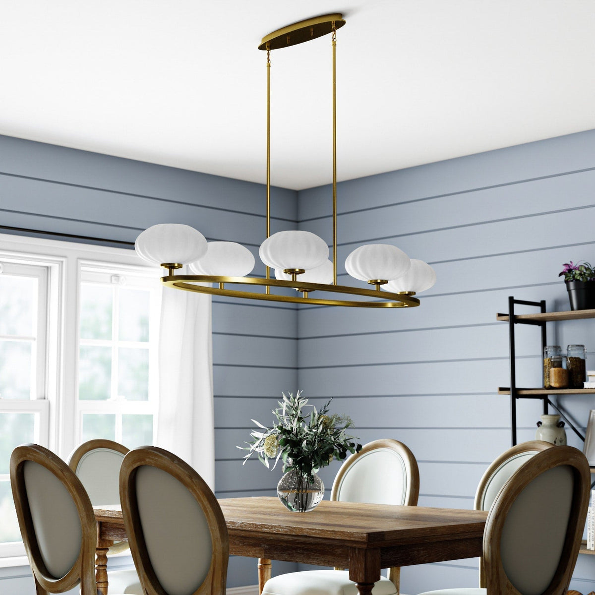 Kichler Pim 6-Light Gold Modern/Contemporary Chandelier
