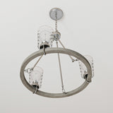 Progress Lighting Tiana 3-Light Brushed Nickel Coastal Chandelier