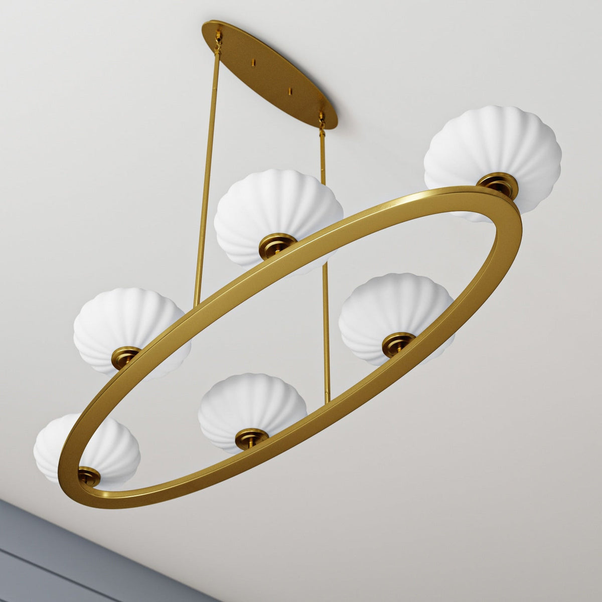 Kichler Pim 6-Light Gold Modern/Contemporary Chandelier