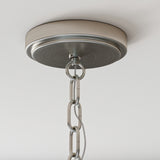 Progress Lighting Tiana 3-Light Brushed Nickel Coastal Chandelier