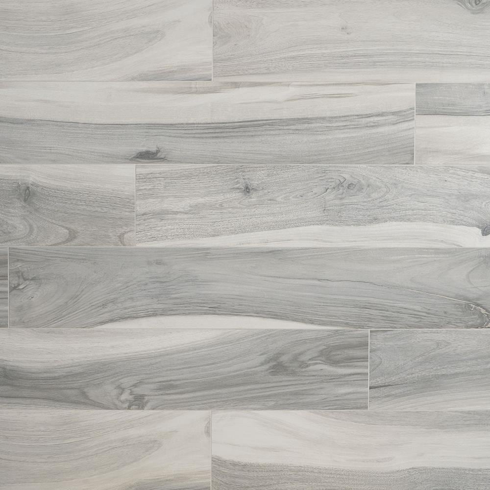 Artmore Tile Peruvian Gray 8-in x 48-in Matte Porcelain Wood look Floor and Wall Tile product image