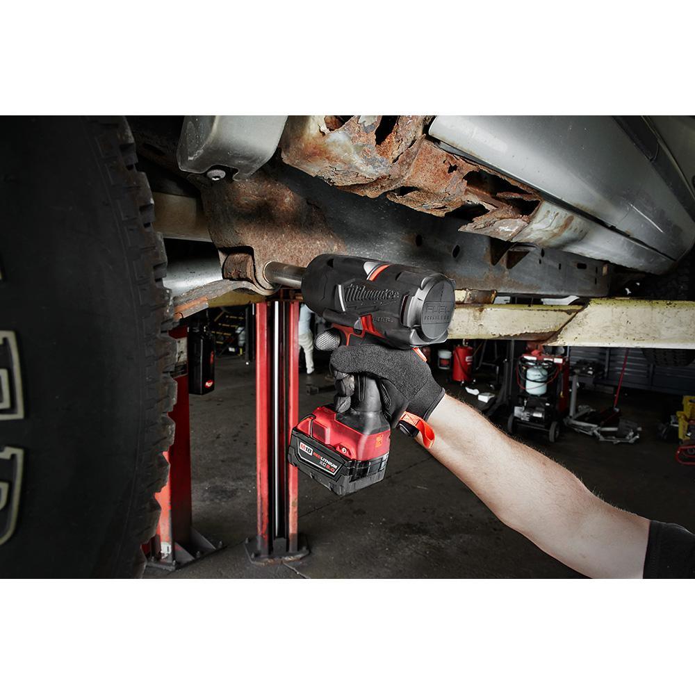 M18 FUEL 18-Volt 1/2 in. Lithium-Ion Brushless Cordless Impact Wrench w/ Friction Ring & Reciprocating Saw 2 Batteries - Super Arbor