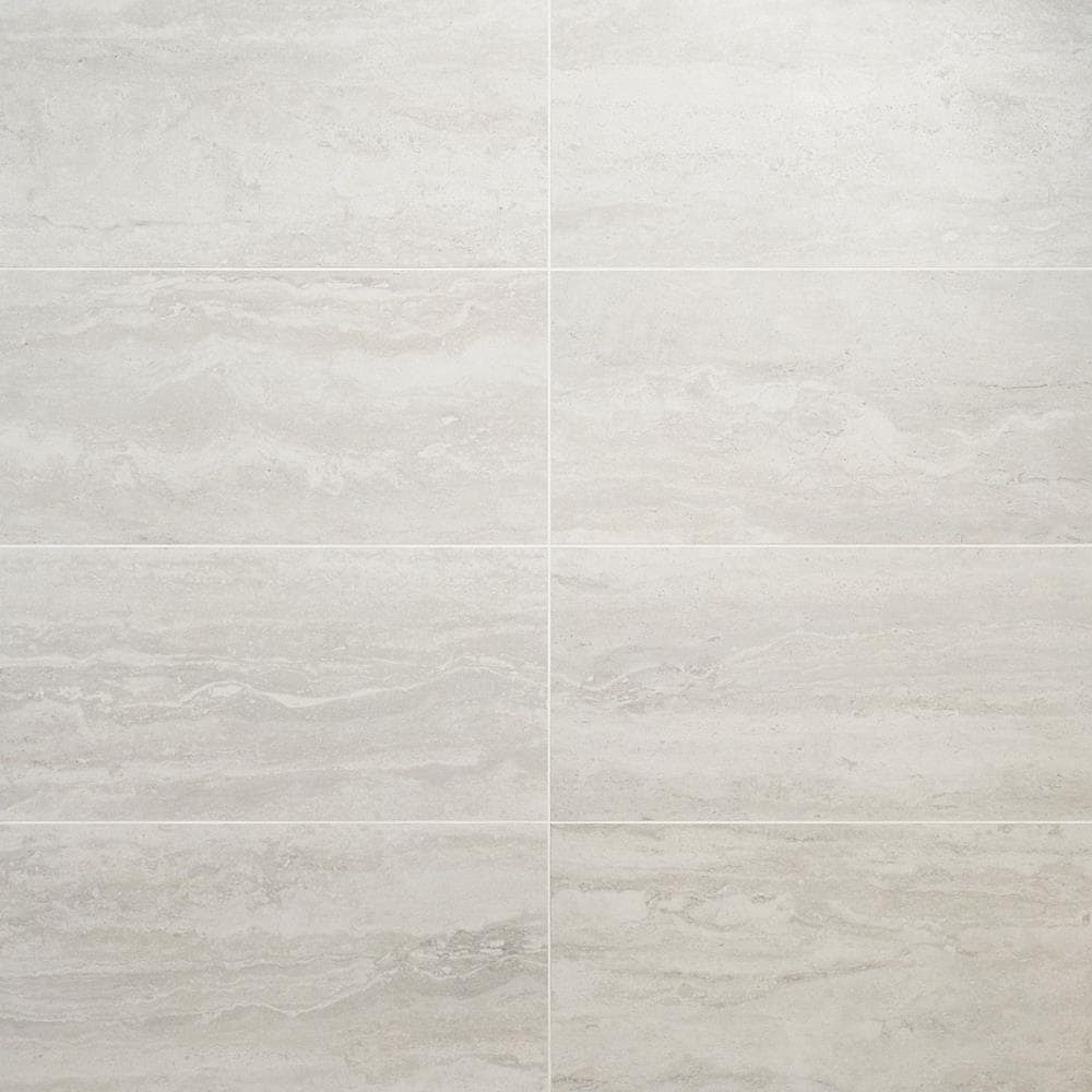Artmore Tile Primary Travertine Cotton 12-in x 24-in Matte Porcelain Floor and Wall Tile product image