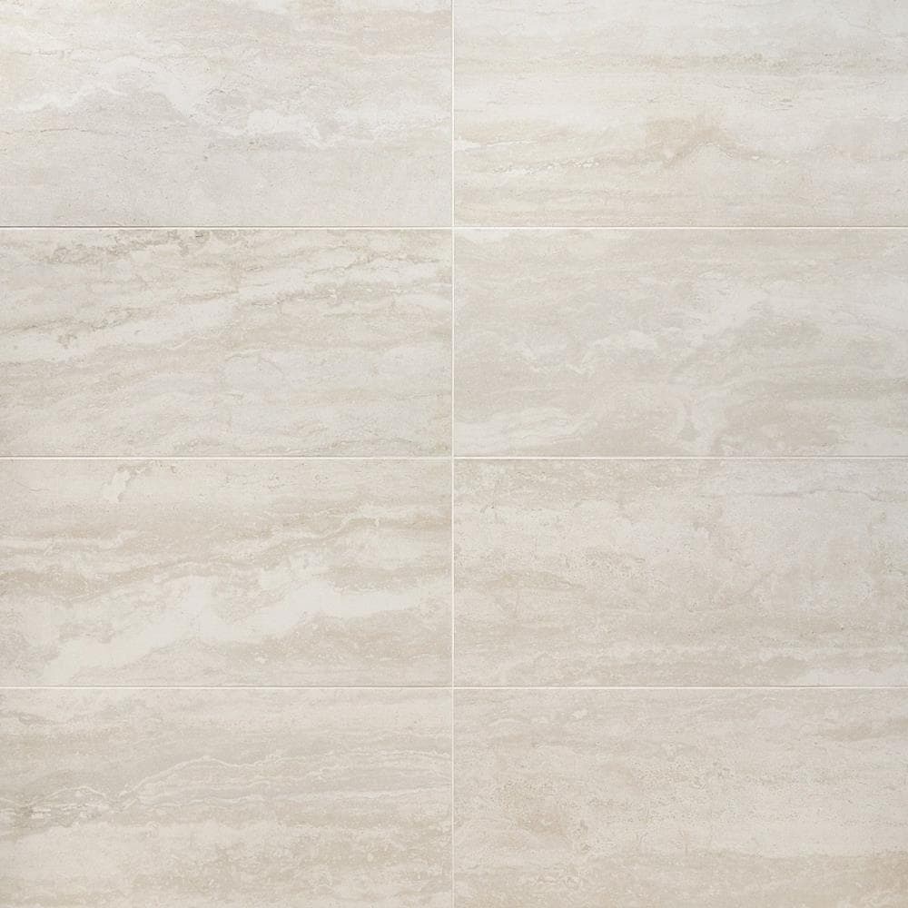 Artmore Tile Primary Travertine Cream 12-in x 24-in Matte Porcelain Floor and Wall Tile product image