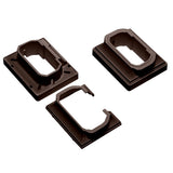 Deckorators 3.625-in x 1.25-in Contemporary grab and go Brown Plastic Line Connector (4-Pack)