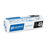 JM (Johns Manville) R-49 Unfaced Fiberglass Batt Insulation, 16 in x 48 in, 32 sq ft