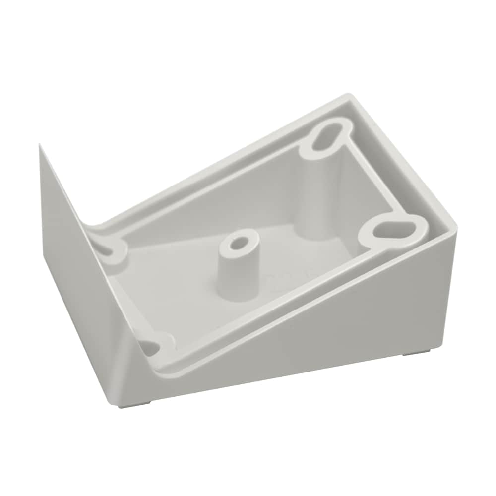 Deckorators 4.5-in x 2-in Contemporary grab and go Gray Composite Angle Adapter (2-Pack)