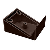Deckorators 4.5-in x 2-in Contemporary grab and go Brown Composite Angle Adapter (2-Pack)