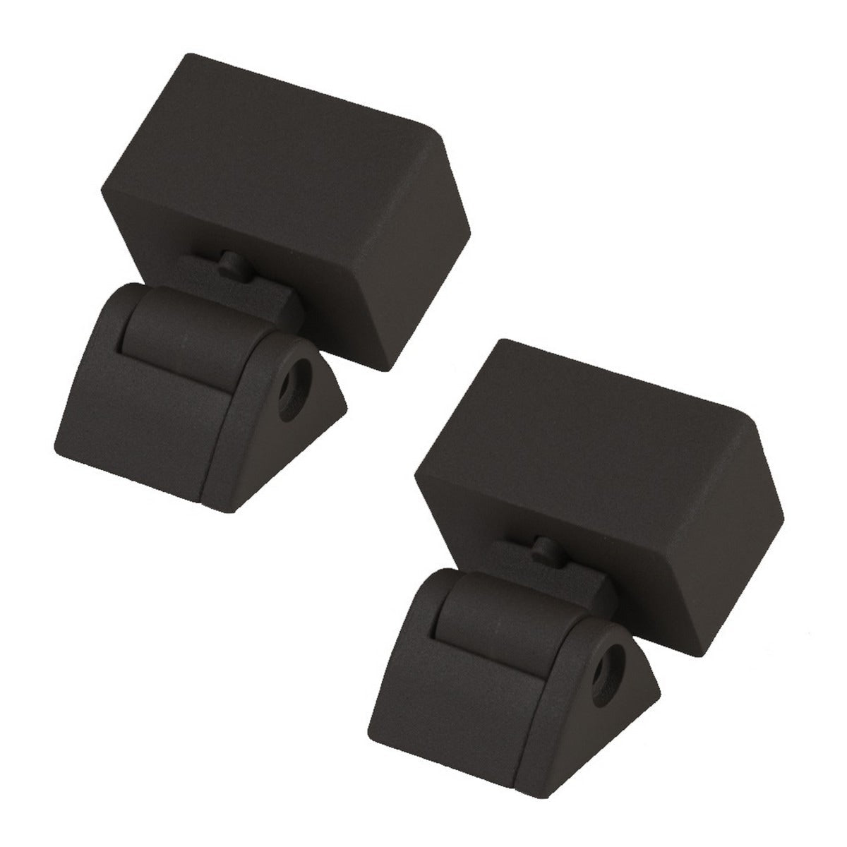 Deckorators 3-in x 2-in Contemporary Textured Black Aluminum Stair Connector (2-Pack)