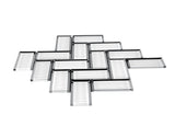Satori Skylight 11-in x 11-in Mirrored Glass Patterned Mosaic Wall Tile (0.85-sq. ft/ Piece)