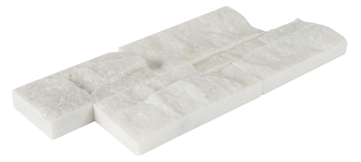 Satori Northern Arctic Ledgestone 6-in x 12-in Natural Stone Marble Look Wall Tile (0.48-sq. ft/ Piece)