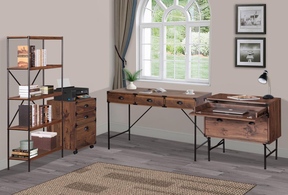Saint Birch Bombay Walnut 2-Drawer 30.67-in File Cabinet