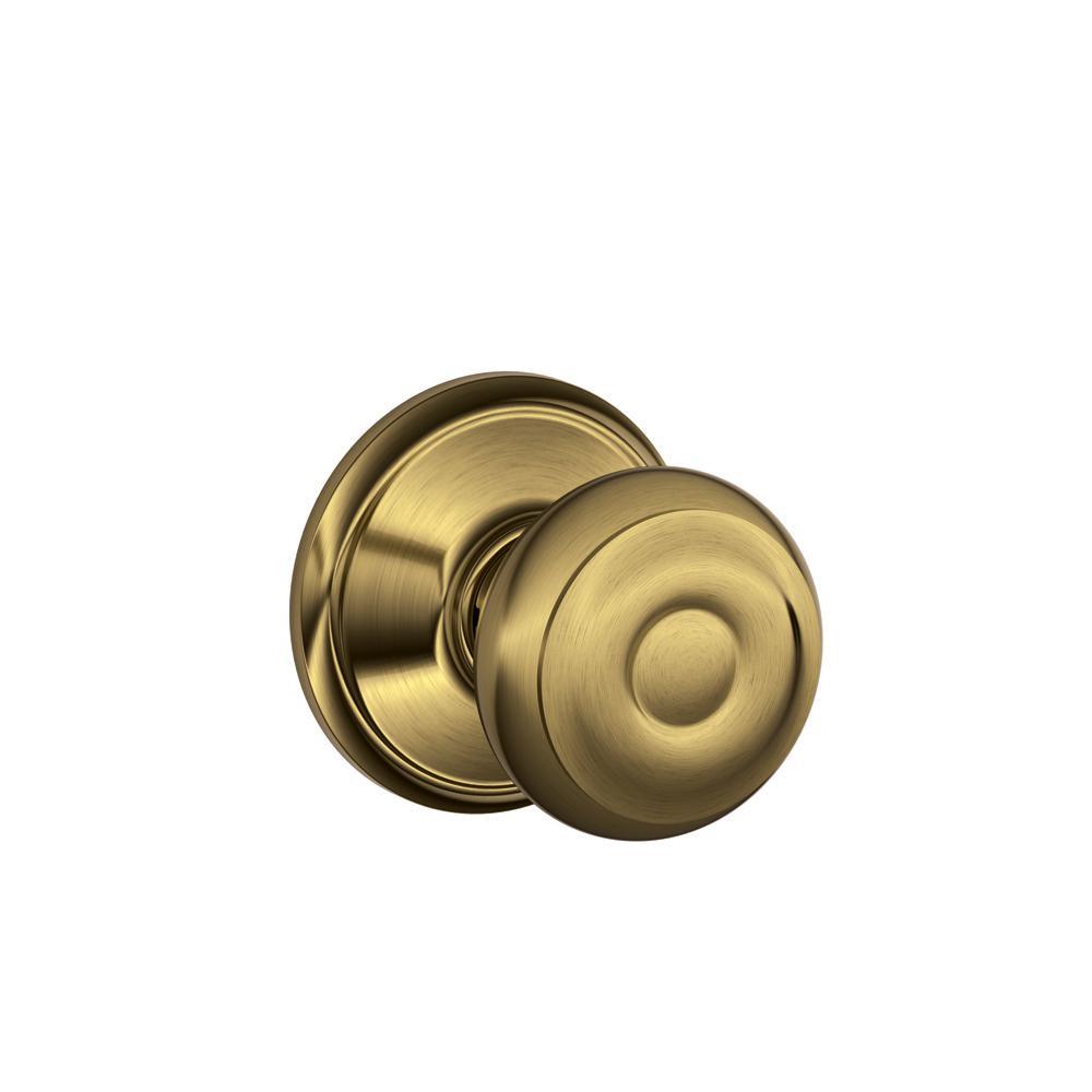 Georgian Satin Nickel Passage Hall/Closet Door Knob - Super Arbor