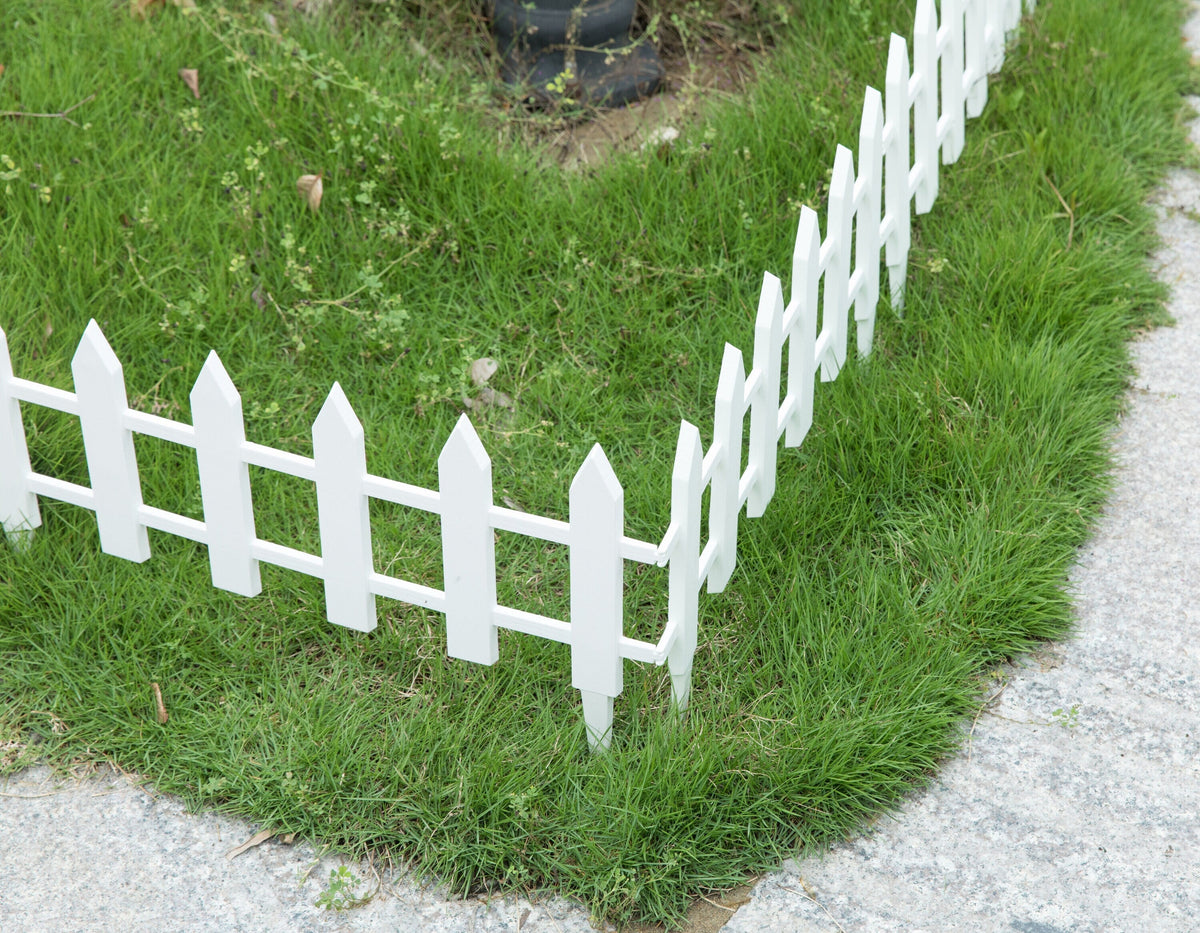 Gardenised 2-ft H x 2-ft W White Vinyl Picket Fence Gate (Unassembled)