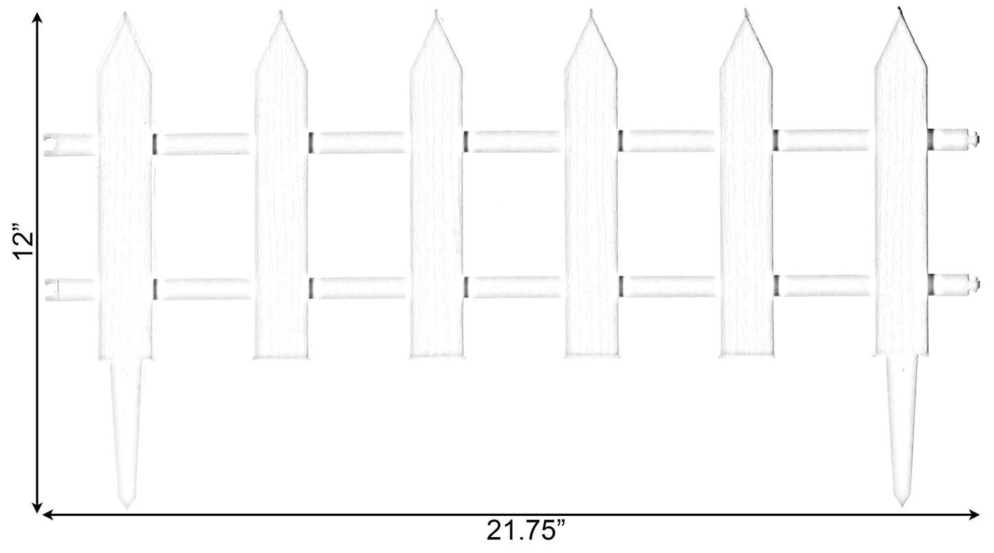 Gardenised 2-ft H x 2-ft W White Vinyl Picket Fence Gate (Unassembled)