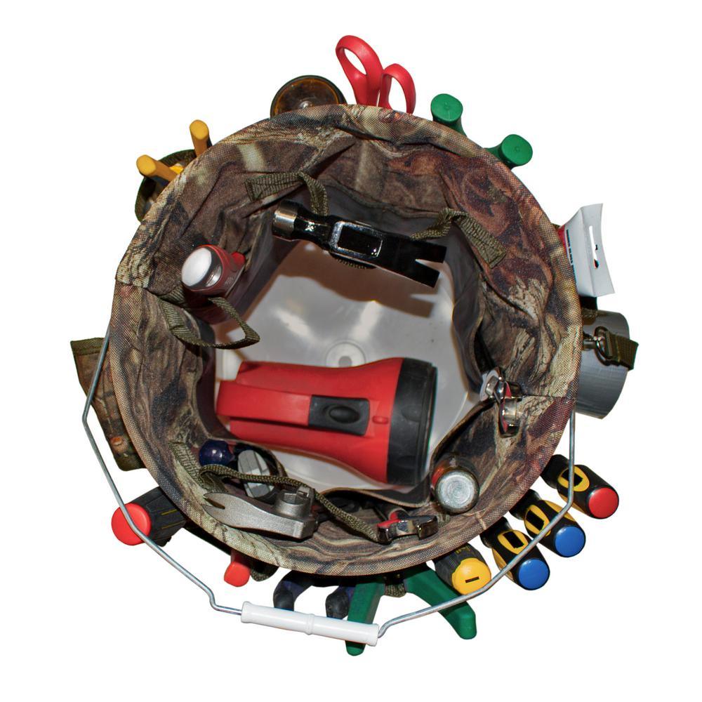 Camo Bucketeer 11 in. Tool Bucket Organizer - Super Arbor