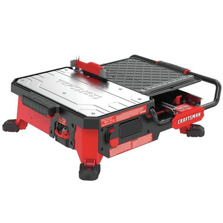 CRAFTSMAN 7-in 30-Amp Tabletop Sliding Table Tile Saw