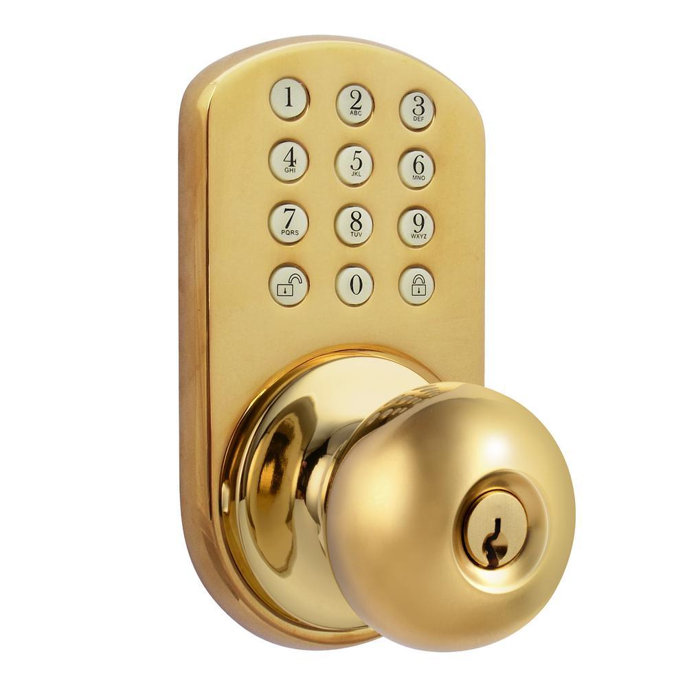 Keyless Satin Nickel Entry Door Knob - Super Arbor