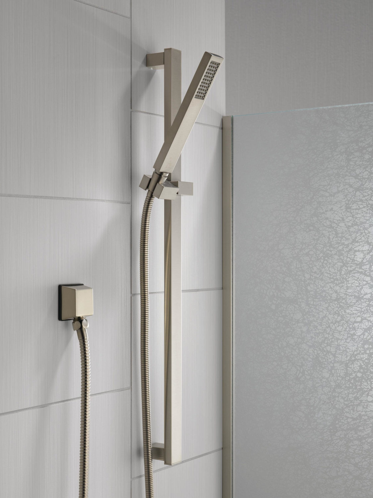 Delta Vero Stainless 1-Spray Handheld Shower with Slide Bar, 1.75 GPM (6.6 LPM)