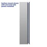 allen + roth 16-in x 20-in Fog Free Surface/Recessed Mount Silver Mirrored Soft Close Medicine Cabinet