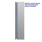 allen + roth 16-in x 20-in Fog Free Surface/Recessed Mount Silver Mirrored Soft Close Medicine Cabinet