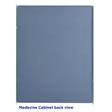 allen + roth 20-in x 26-in Fog Free Surface/Recessed Mount Silver Mirrored Soft Close Medicine Cabinet