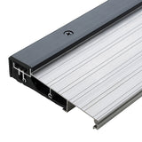 Masonite 30-in x 80-in Steel Half Lite Left-Hand Inswing Primed Prehung Single Front Door with Brickmould, Insulating Core, Blinds Between Glass