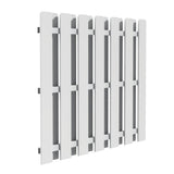 Freedom Shadowbox 6-ft H x 6-ft W White Privacy Vinyl Fence Panel (Assembled)