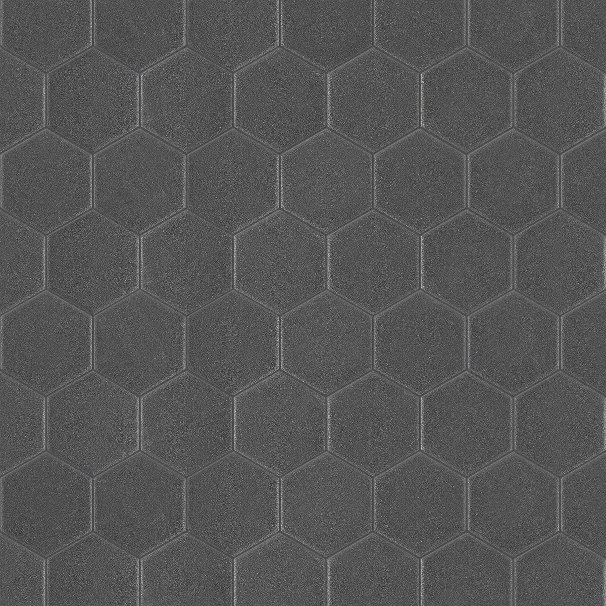 Satori Carbon Matte 12-in x 12-in Matte Porcelain Hexagon Floor and Wall Tile (0.9-sq ft/ Piece)