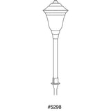 Progress Lighting 1.5-Watt Black Low Voltage Plug-in LED Path Light, 90 Lumens, 17.5-in