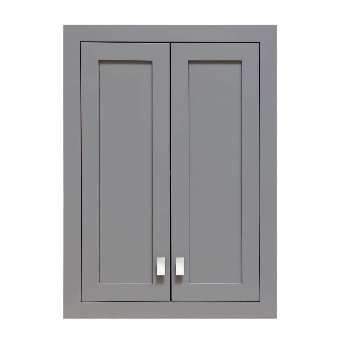 Water Creation Madison 24-in x 34-in x 8-in Grey Soft Close Bathroom Wall Cabinet