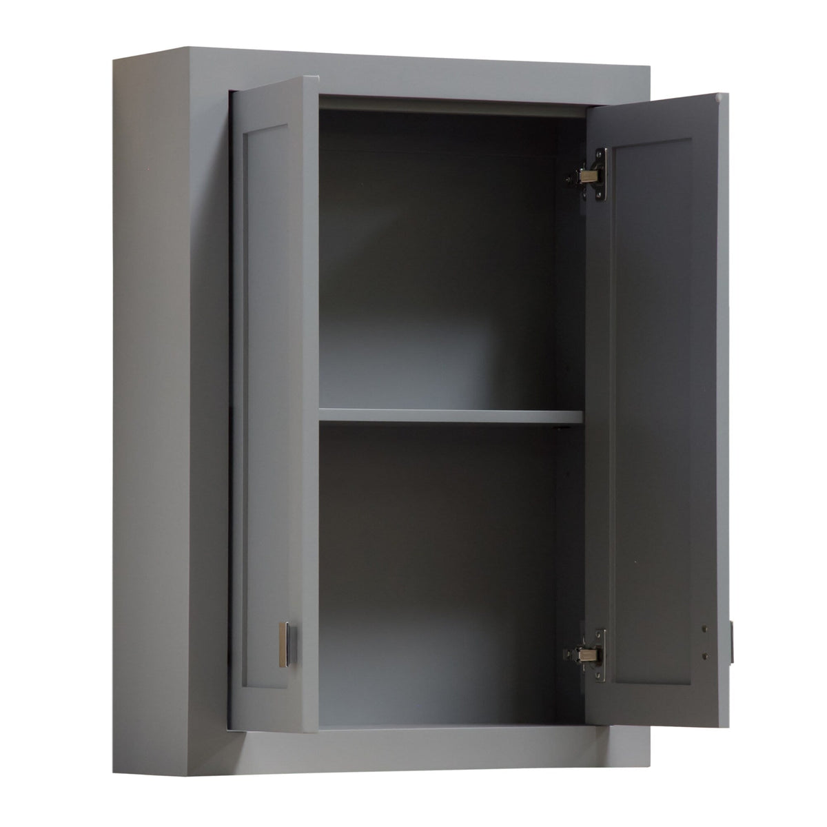 Water Creation Madison 24-in x 34-in x 8-in Grey Soft Close Bathroom Wall Cabinet
