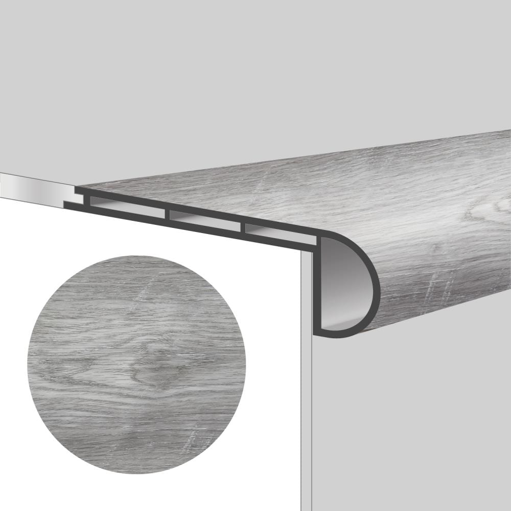 Lucida USA 3-in x 48-in Andesite Vinyl Floor Stair Nose
