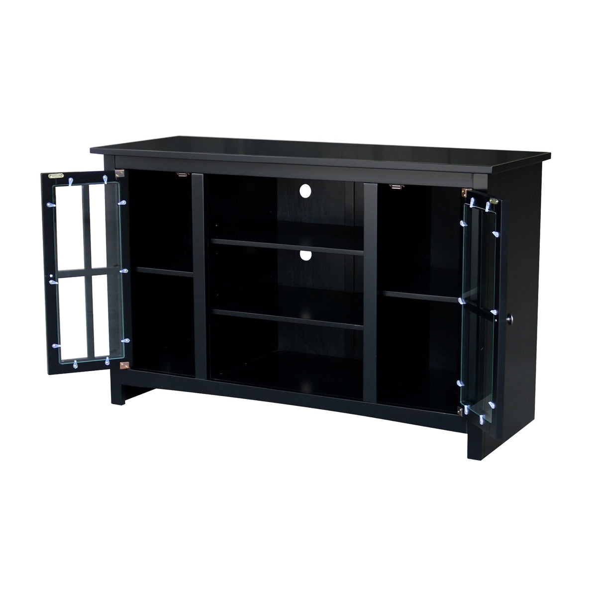 International Concepts Traditional Black Tv Cabinet (Accommodates TVs up to 52-in)