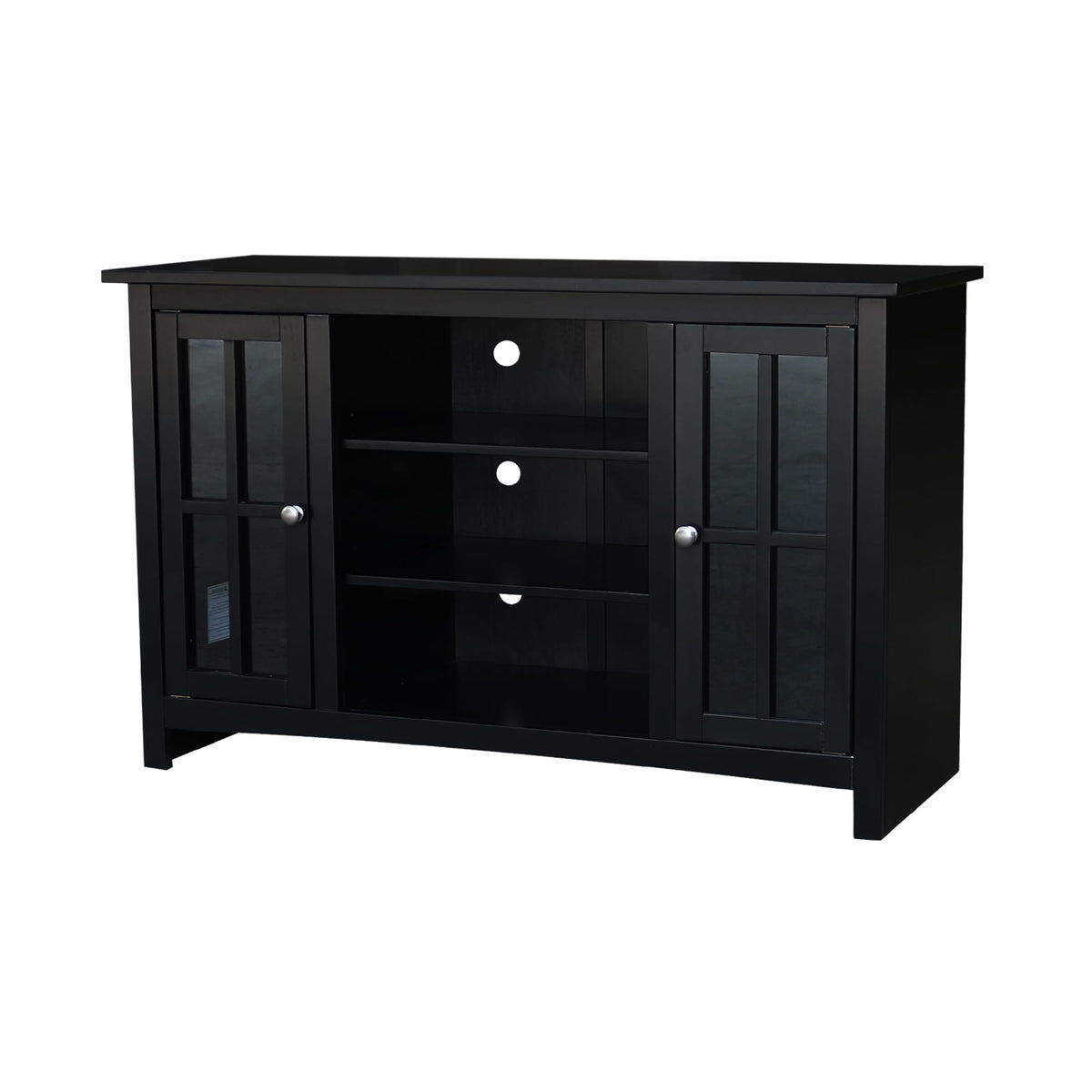International Concepts Traditional Black Tv Cabinet (Accommodates TVs up to 52-in)