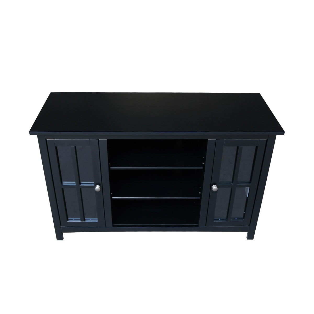 International Concepts Traditional Black Tv Cabinet (Accommodates TVs up to 52-in)