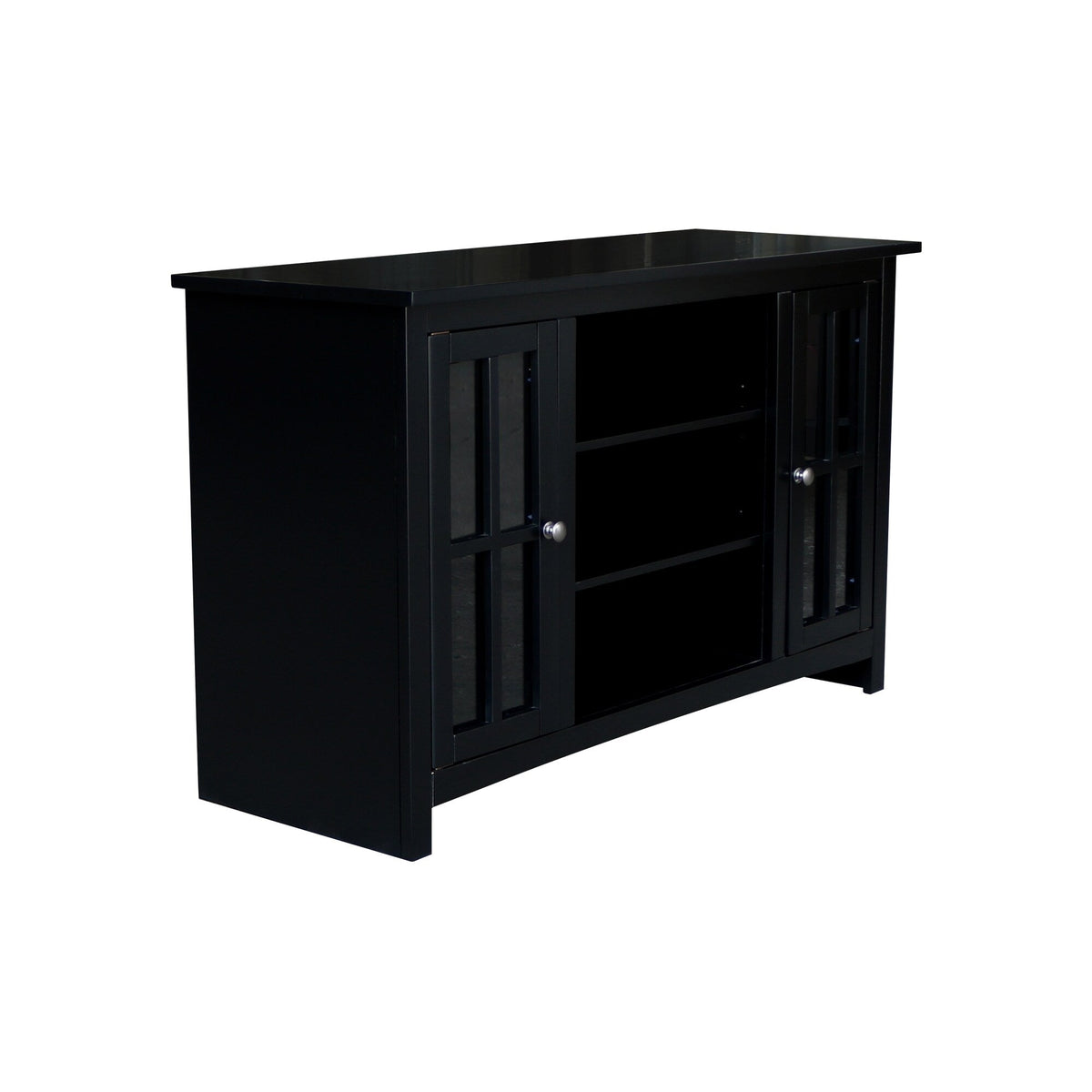 International Concepts Traditional Black Tv Cabinet (Accommodates TVs up to 52-in)