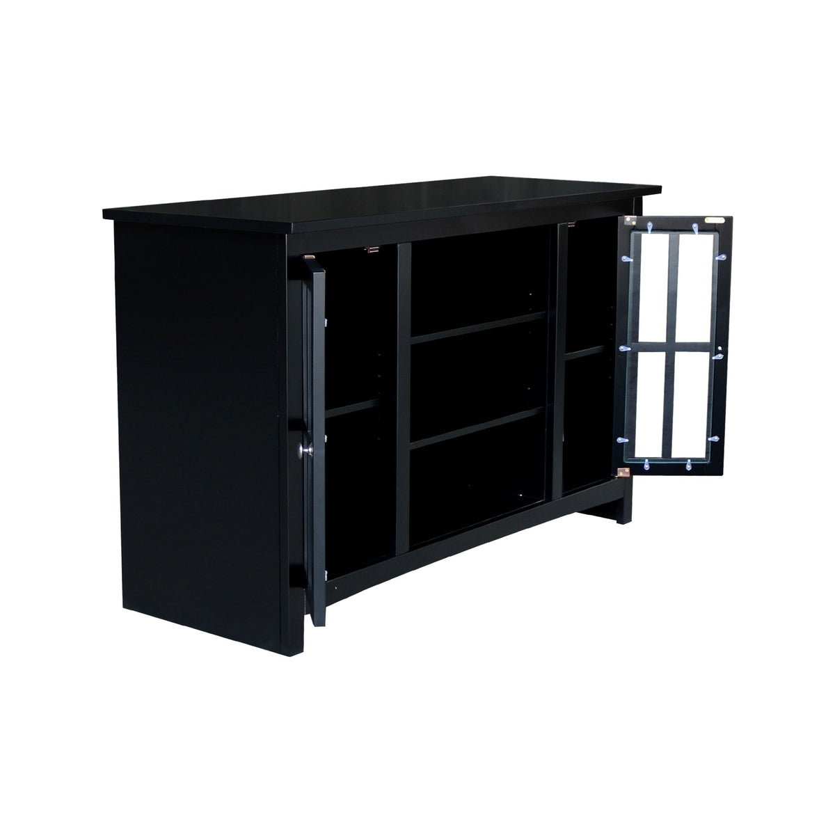 International Concepts Traditional Black Tv Cabinet (Accommodates TVs up to 52-in)