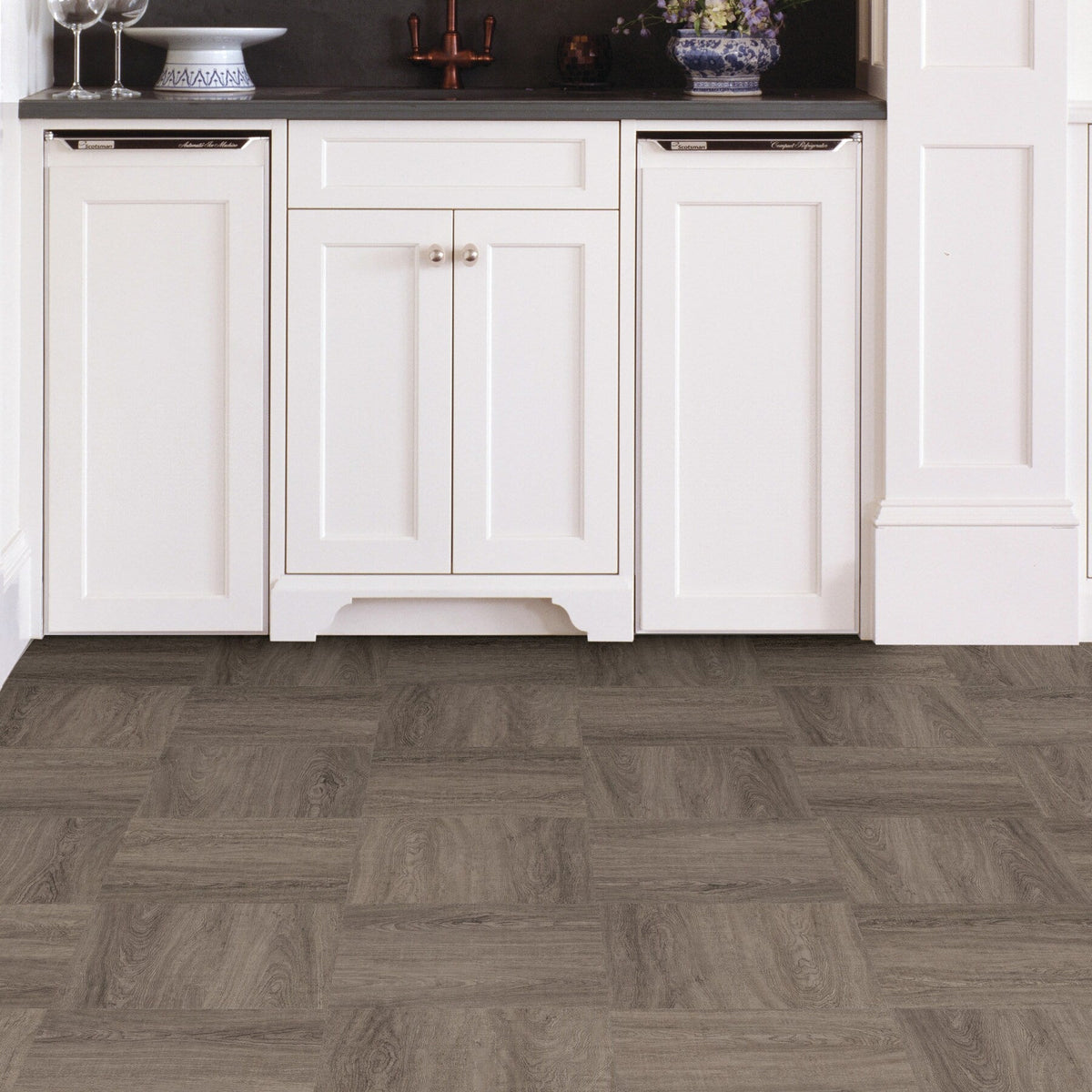 FloorPops Neutral 12-in x 12-in Water Resistant Peel and Stick Vinyl Tile Flooring (20-sq ft)
